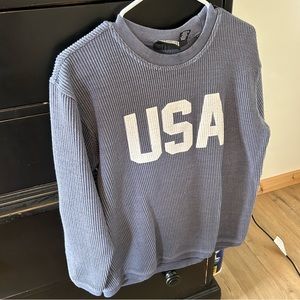 USA crew neck sweatshirt